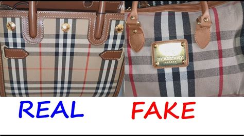 how to detect a fake burberry bag|genuine burberry bag.